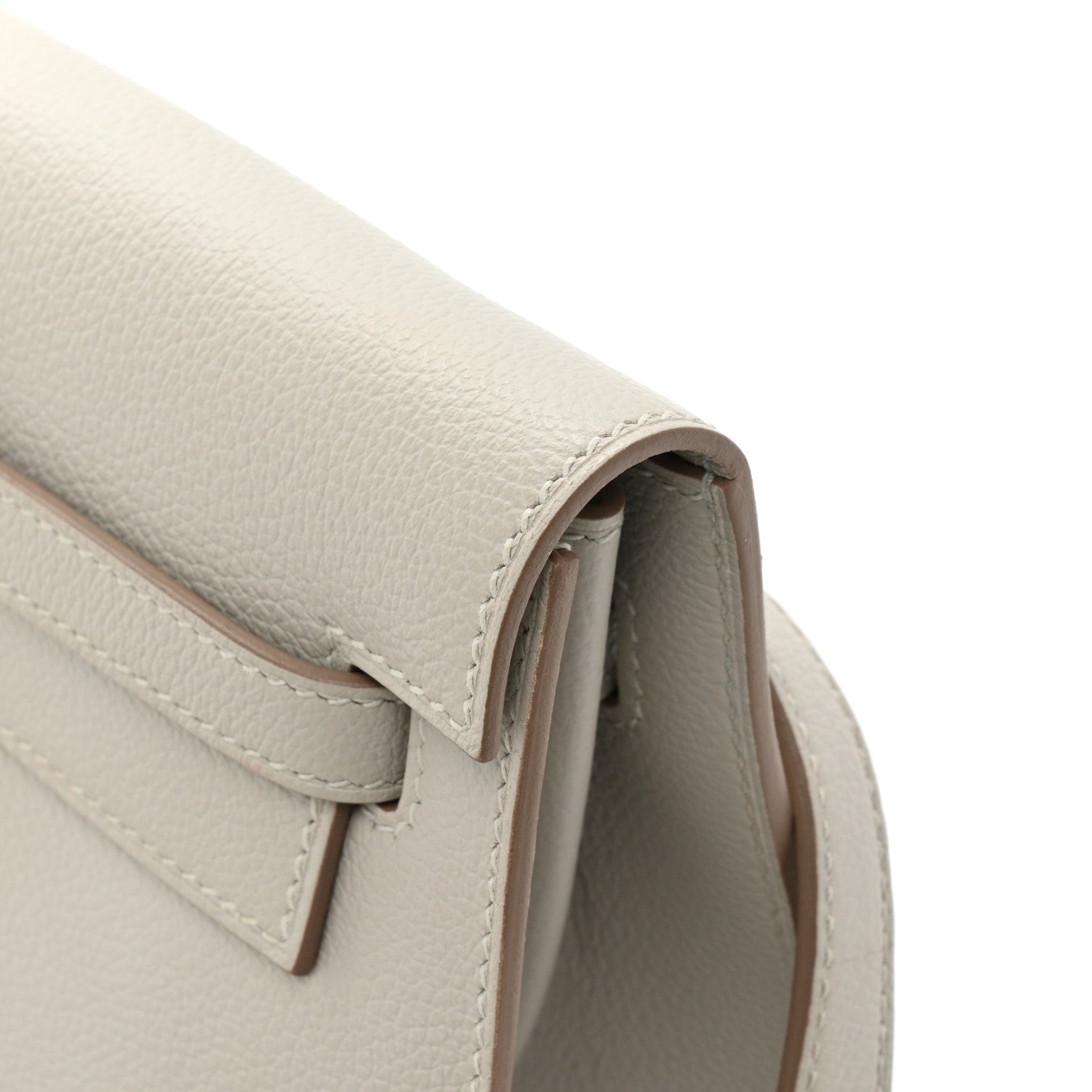 Hermes Evercolor Kelly Danse II Belt Bag Gris Perle 12 of 12