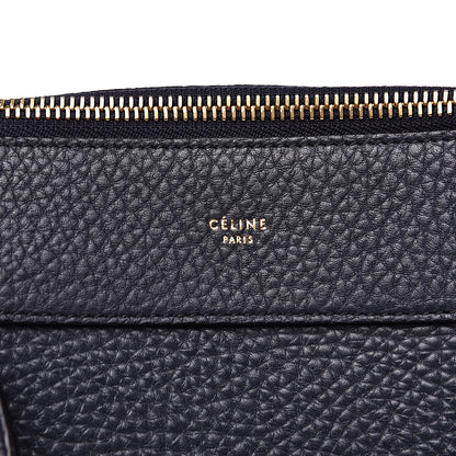 Celine Bullhide Calfskin Medium Ring Bag Navy Blue 8 of 11