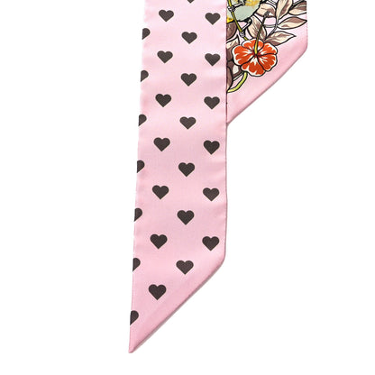 Hermes Silk Jungle Love Love Twilly Rose Pale Etoupe 2 of 4