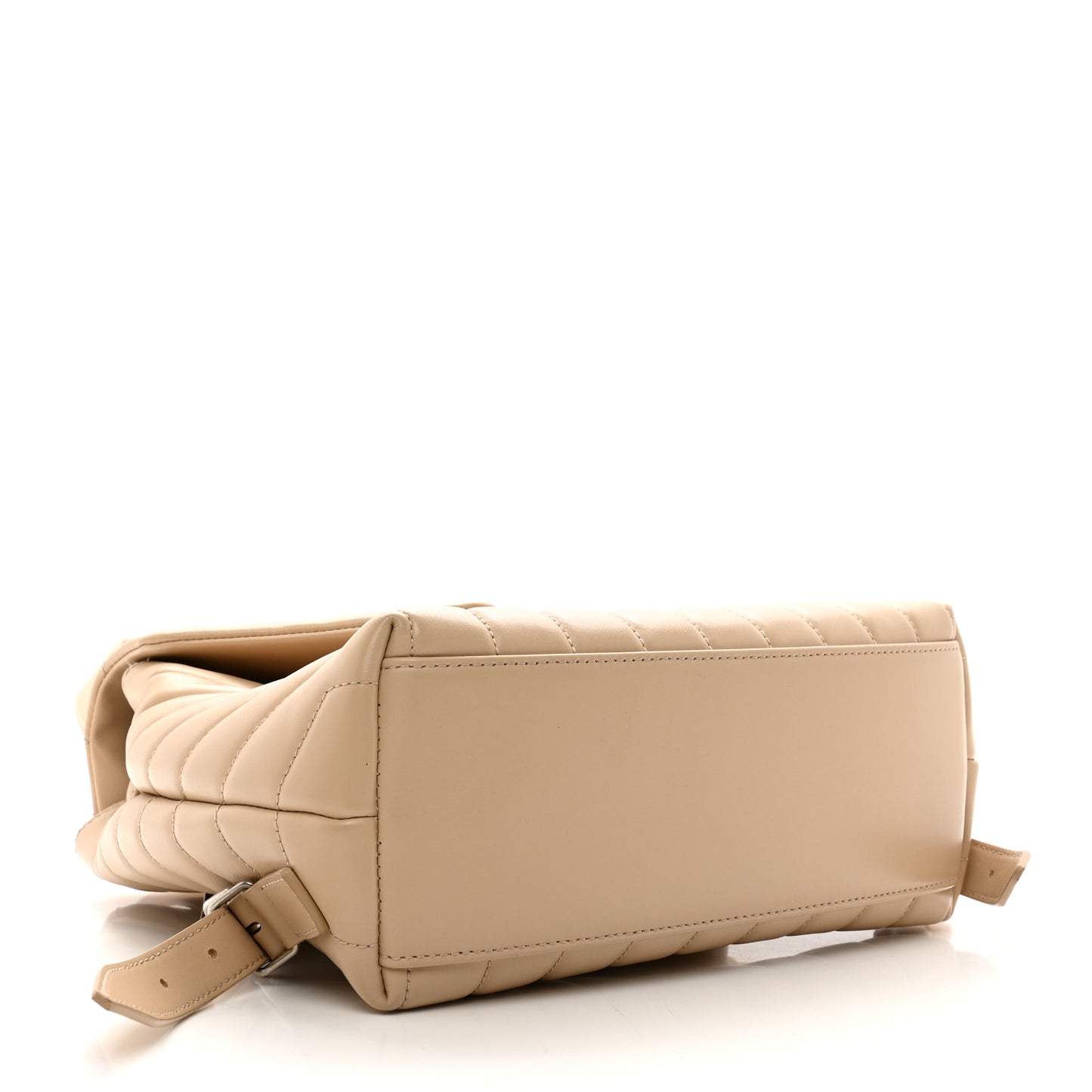 Calfskin Y Quilted Monogram Small Loulou Backpack Nude Powder