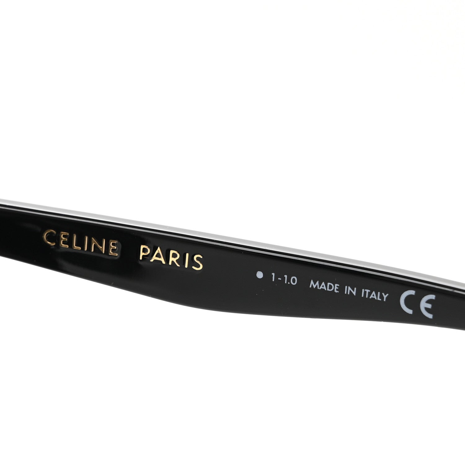 Celine Acetate Cat Eye Sunglasses CL401491 Black 5 of 8