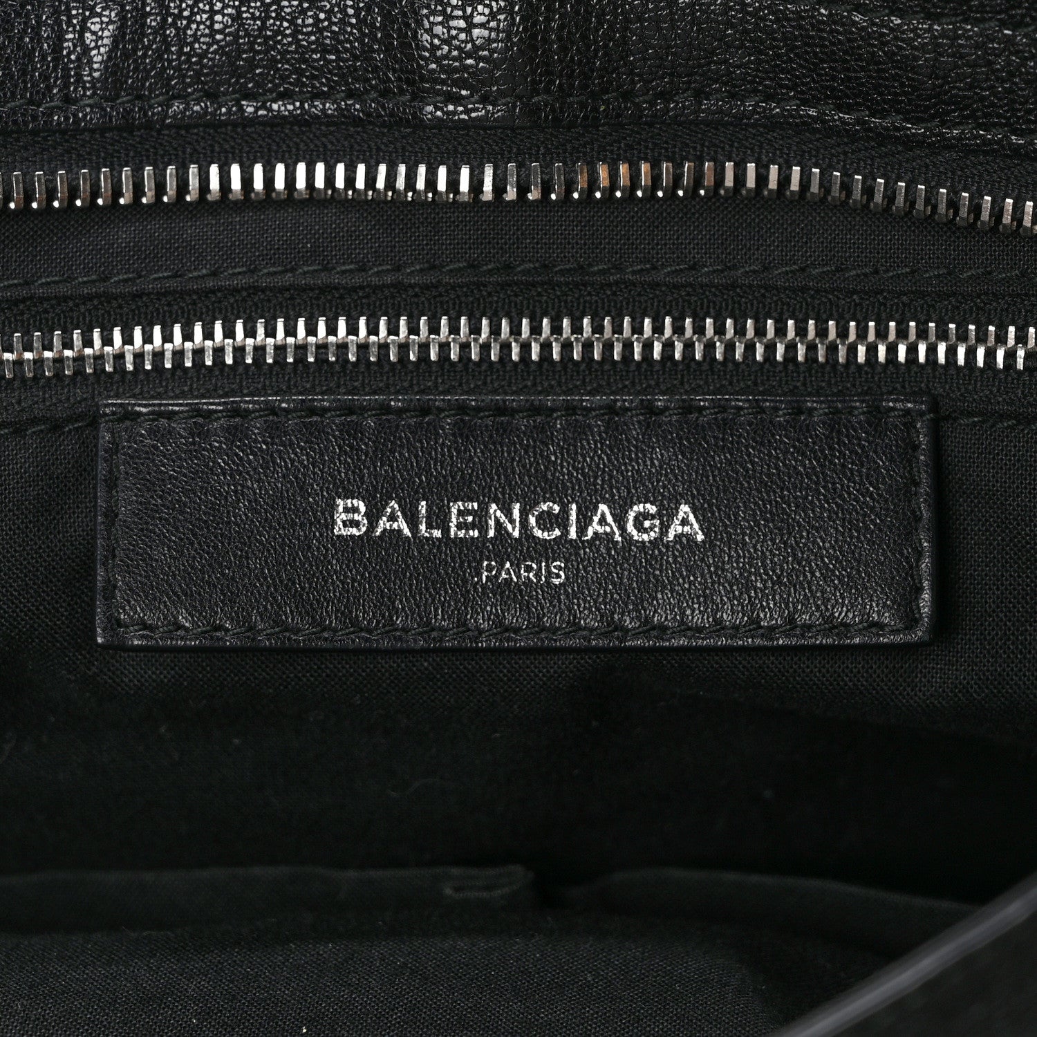 Balenciaga Chevre Silver Metallic Edge Hardware City Black 7 of 9