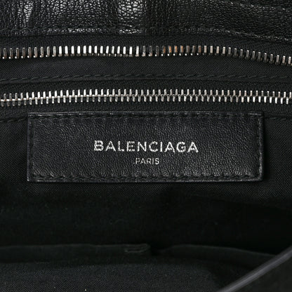 Balenciaga Chevre Silver Metallic Edge Hardware City Black 7 of 9