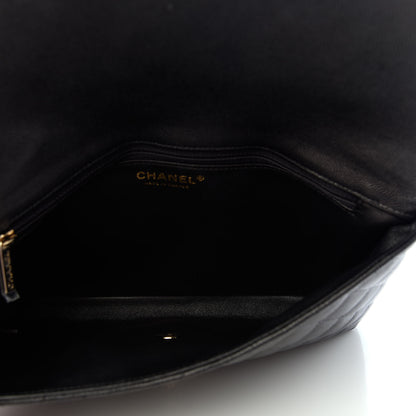 Chanel Caviar Quilted Flap Clutch Black 5 of 8