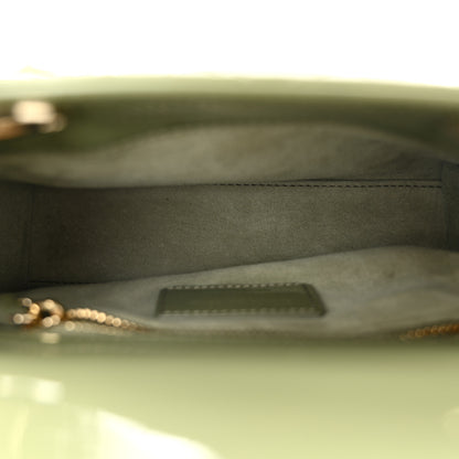 Christian Dior Patent Cannage Mini Lady Dior Dusty Green 5 of 10