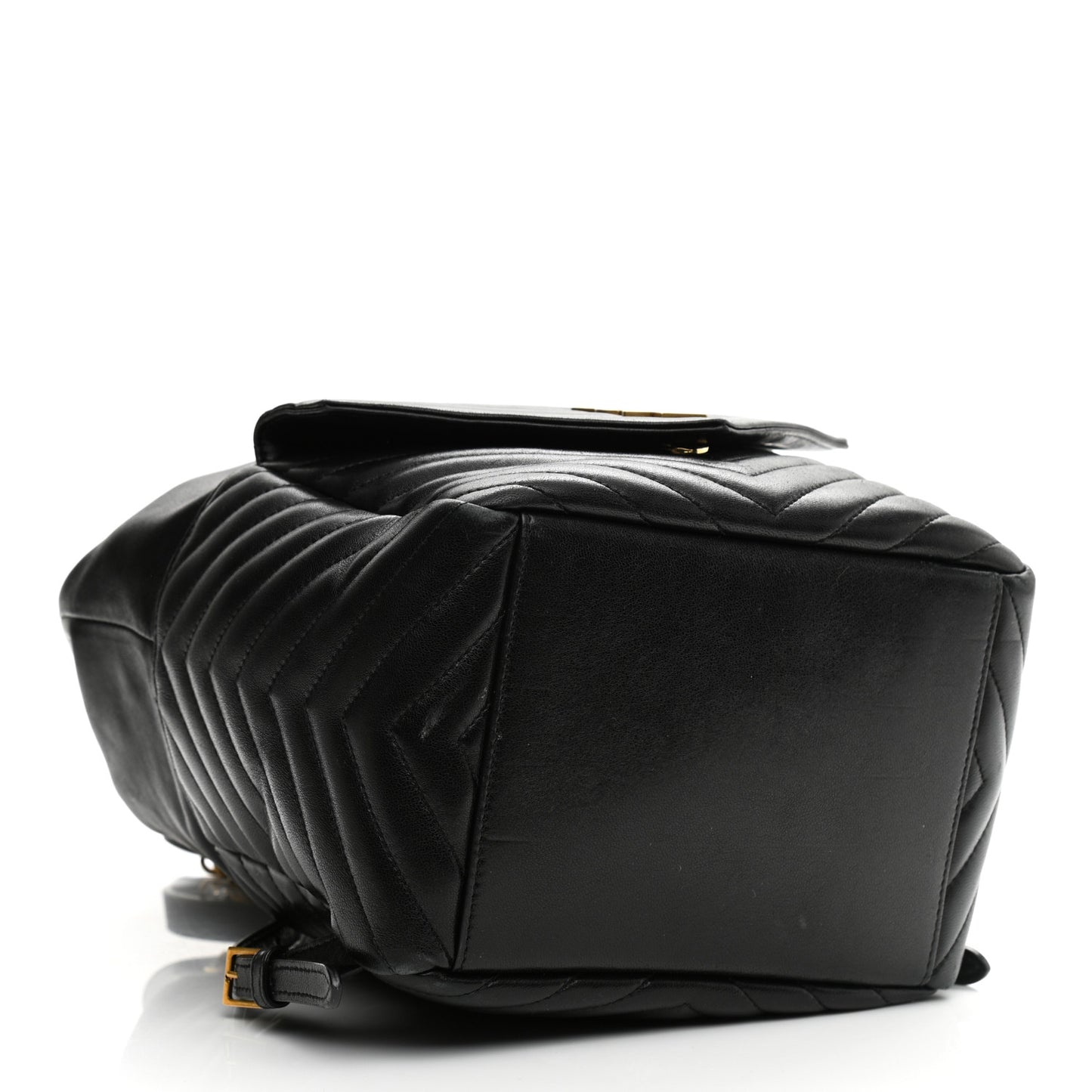 Lambskin Matelasse Monogram Joe Backpack Black