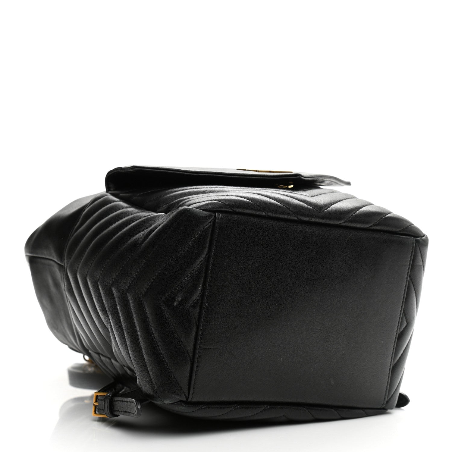 Saint Laurent Lambskin Matelasse Monogram Joe Backpack Black 4 of 8