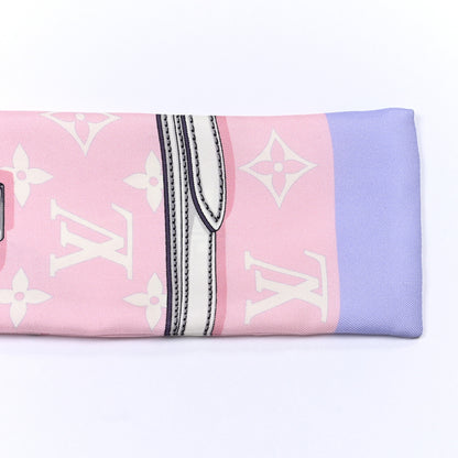 Louis Vuitton Silk Monogram Escale Confidential Bandeau Pink 6 of 6