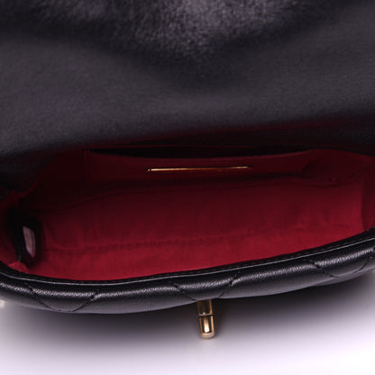 Chanel Lambskin Quilted 19 Waist Bag Black 5 of 13