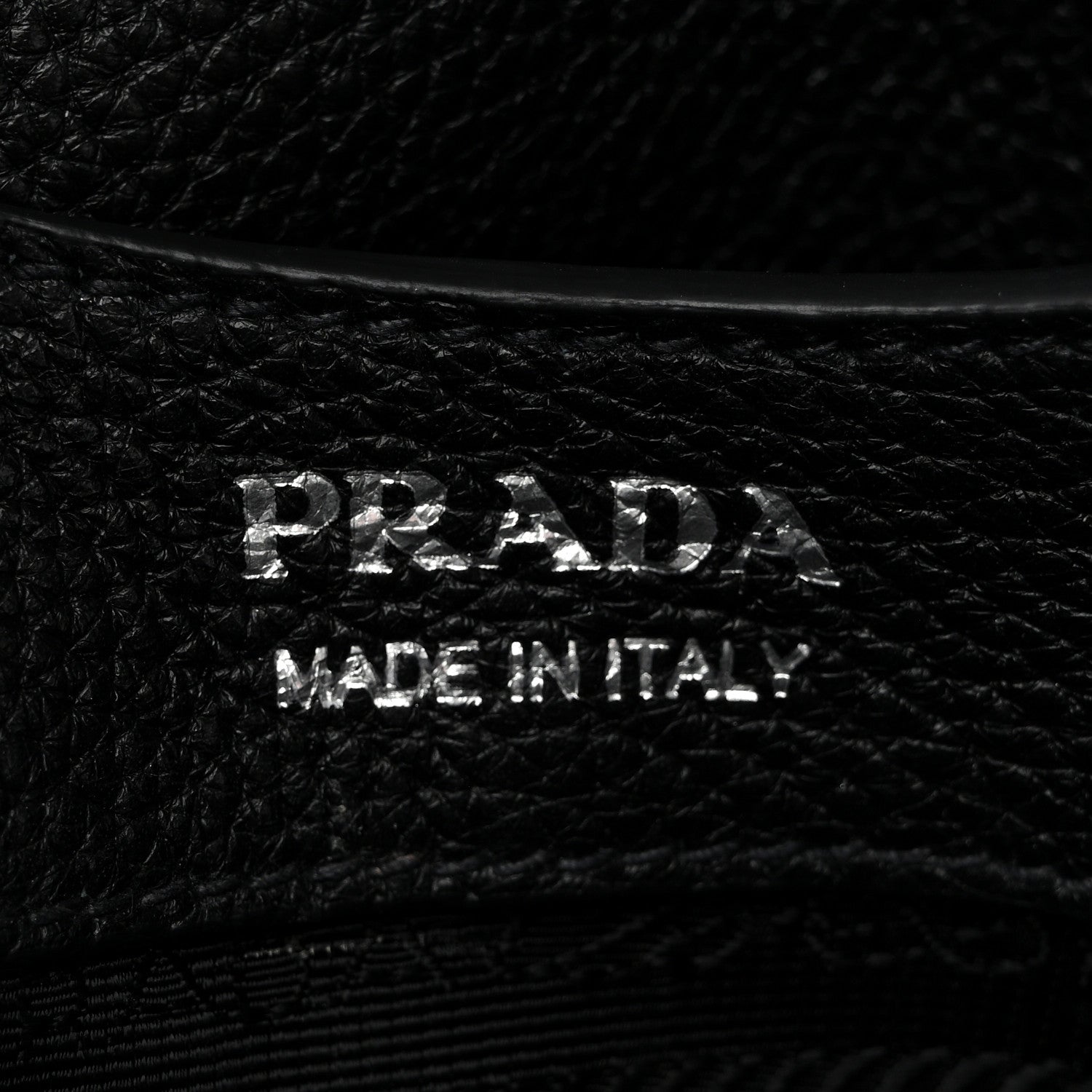 Prada Vitello Daino Soft Mini Zippered Top Handle Bag Black 5 of 10