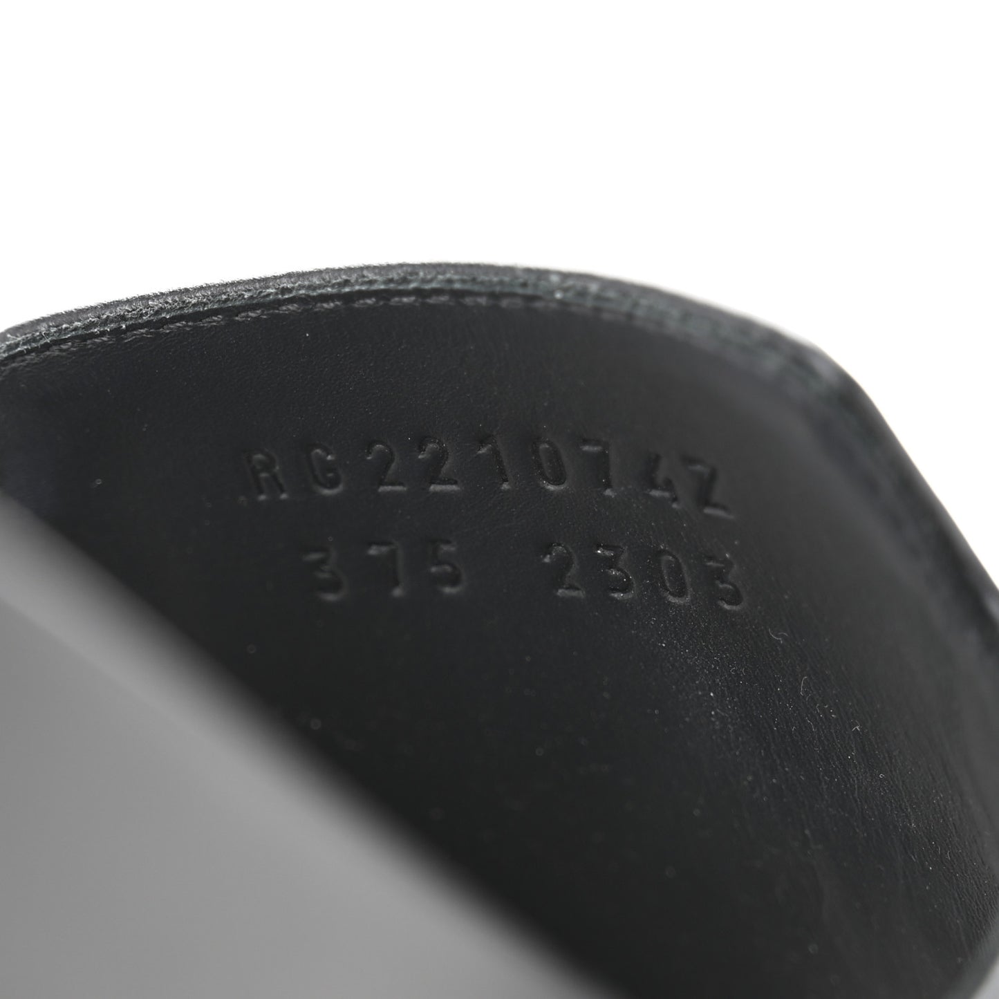 Calfskin Womens Empire Sandals 37.5 Black