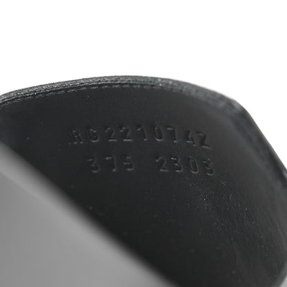 Hermes Calfskin Womens Empire Sandals 37.5 Black 9 of 9