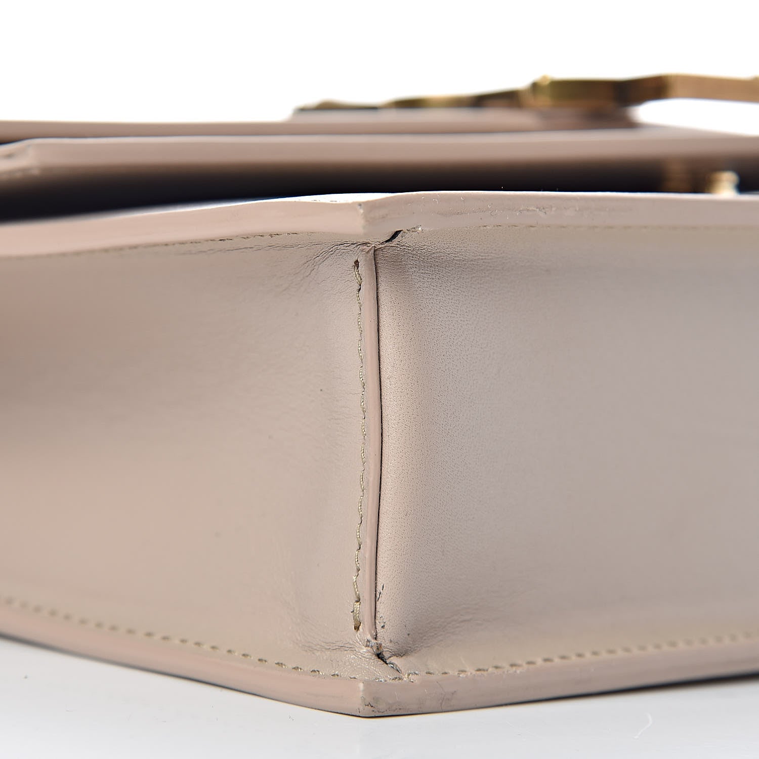 Saint Laurent Smooth Calfskin Monogram Medium Sulpice Shoulder Bag Light Natural 9 of 18