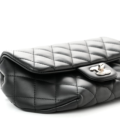 Chanel Calfskin Quilted CC Uniform Flap Belt Bag Black 9 of 11