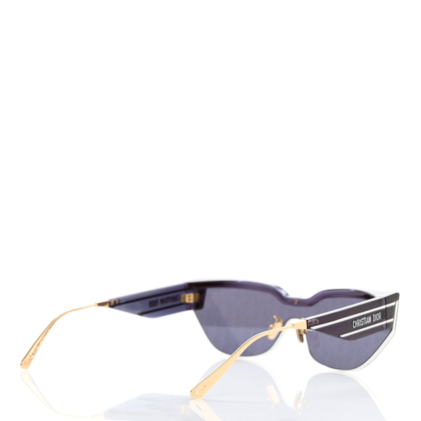 Acetate Oblique DiorClub M3U Cat Eye Mask Sunglasses Shiny Blue