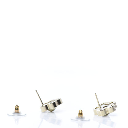 Chanel Pearl CC Camellia Earrings Gold 3 of 5