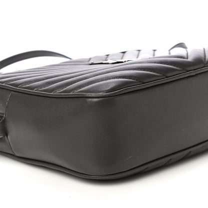 Saint Laurent Calfskin Matelasse Monogram Lou Camera Bag Sea Pebble 9 of 18