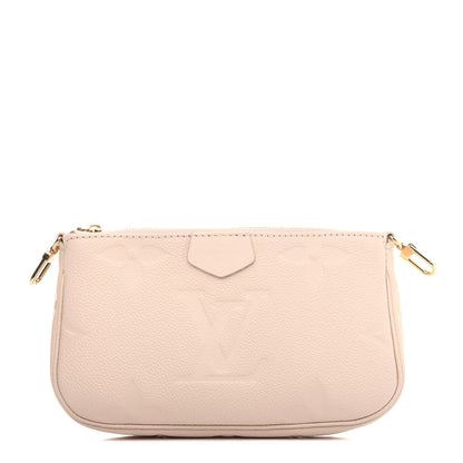 Louis Vuitton Empreinte Monogram Giant Multi Pochette Accessories Mini Pochette Cream 1 of 11