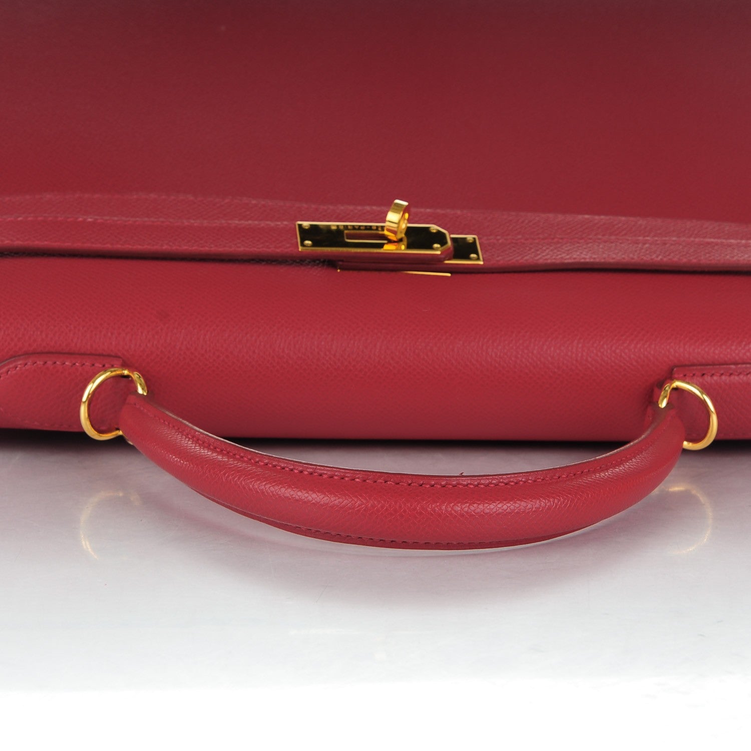 Hermes Courchevel Kelly Sellier 35 Rouge Vif 12 of 27
