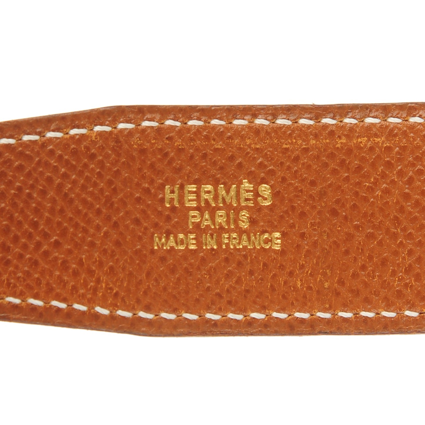 Box Courchevel Reversible Horsebit H 32mm Belt 80 Noir Gold