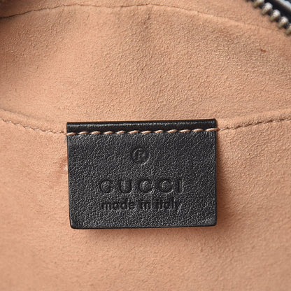 Gucci Calfskin Matelasse Small GG Marmont Chain Shoulder Bag Black 6 of 10