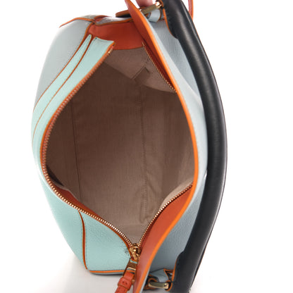 Loewe Calfskin Medium Paula's Ibiza Puzzle Bag Aqua Light Blue Multicolor 5 of 9