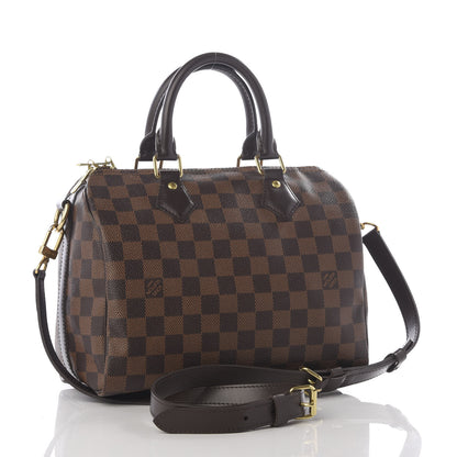 Louis Vuitton Damier Ebene Speedy Bandouliere 25 2 of 12