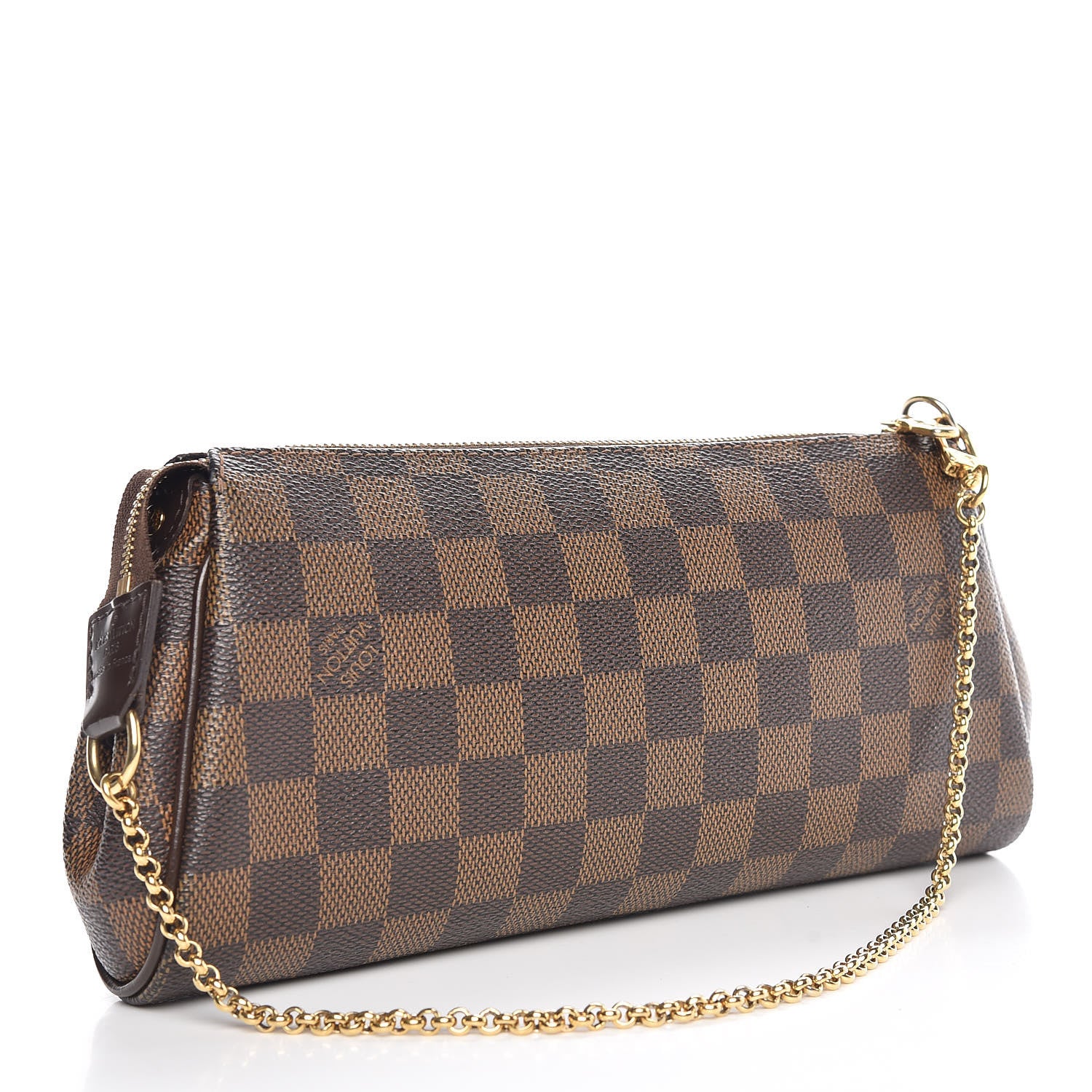Louis Vuitton Damier Ebene Eva Clutch 3 of 8