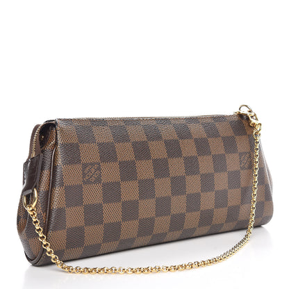 Louis Vuitton Damier Ebene Eva Clutch 3 of 8
