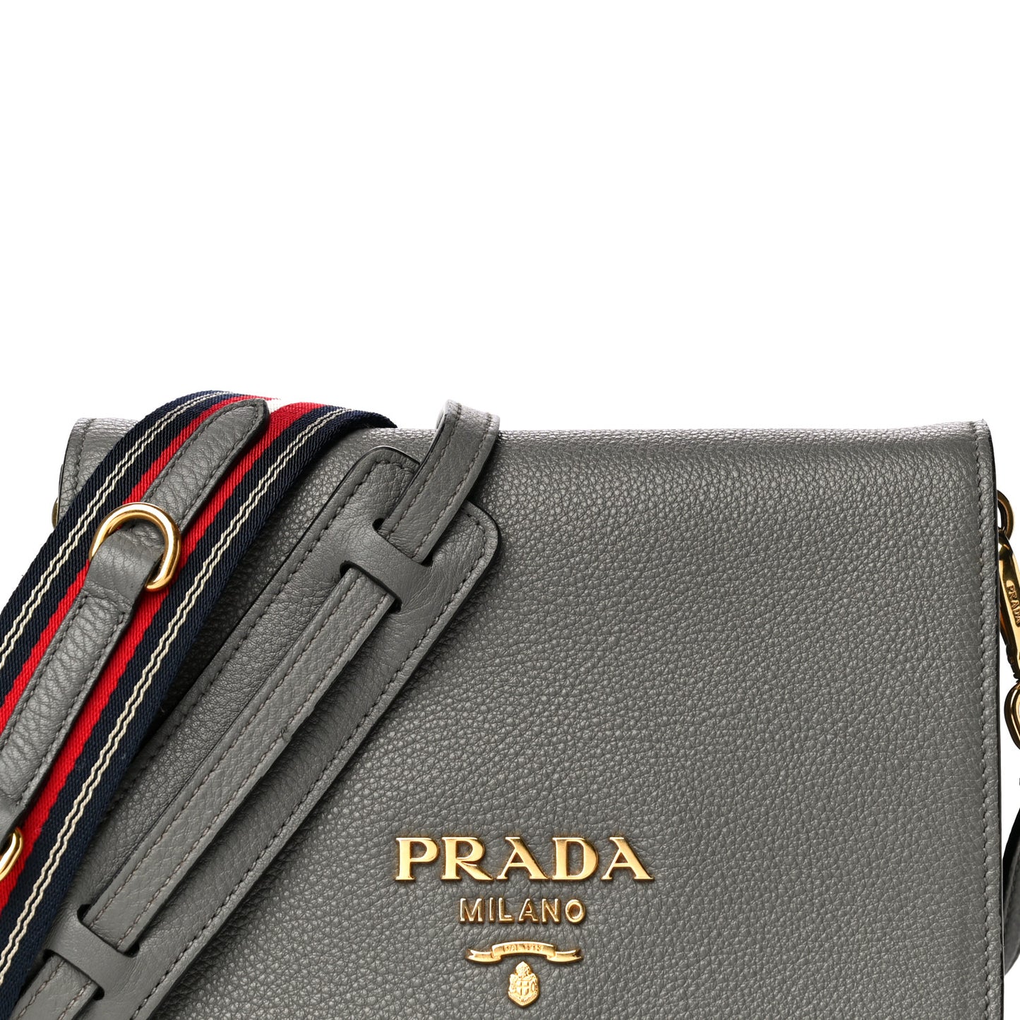 Vitello Daino Crossbody Flap Marmo