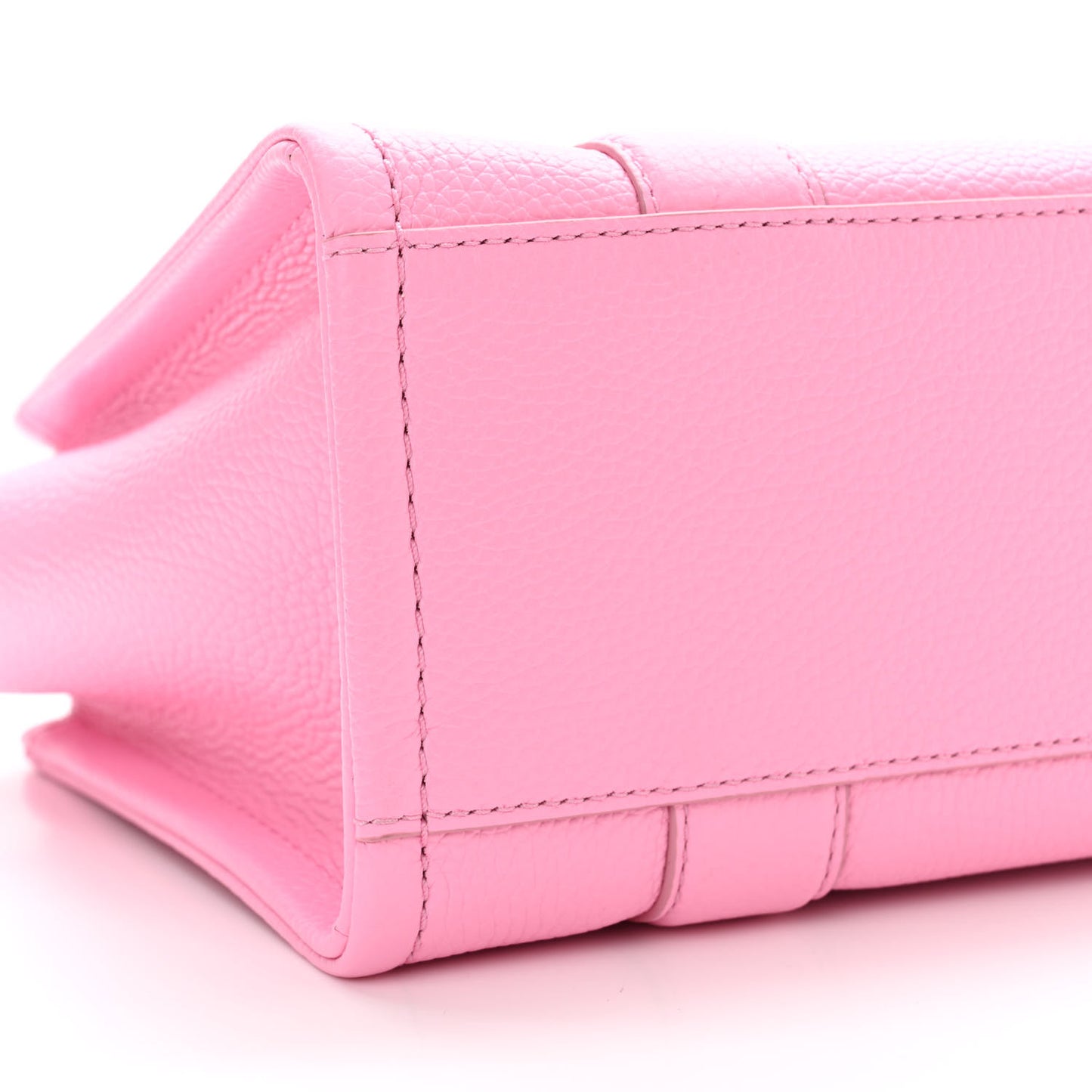 Grained Calfskin Small The Tote Bag Candy Pink