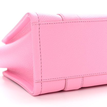 Marc Jacobs Grained Calfskin Small The Tote Bag Candy Pink 9 of 10