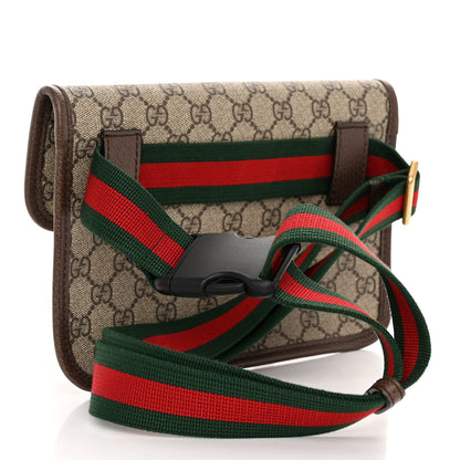 Gucci GG Supreme Monogram Neo Vintage Web Belt Bag Brown 3 of 11
