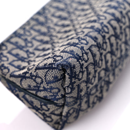 Christian Dior Monogram Pencil Pouch Blue 10 of 13