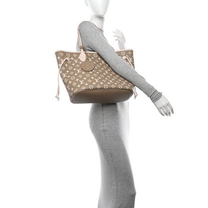 Louis Vuitton Empreinte Monogram Spring In The City Neverfull MM Kaki Beige Cream 2 of 10