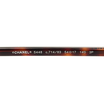 Chanel Acetate Pantos Cat Eye Sunglasses 5448 Tortoise 5 of 8