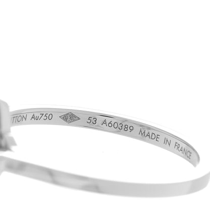 Louis Vuitton 18K White Gold Diamond Les Ardentes Ring 53 6.25 4 of 5