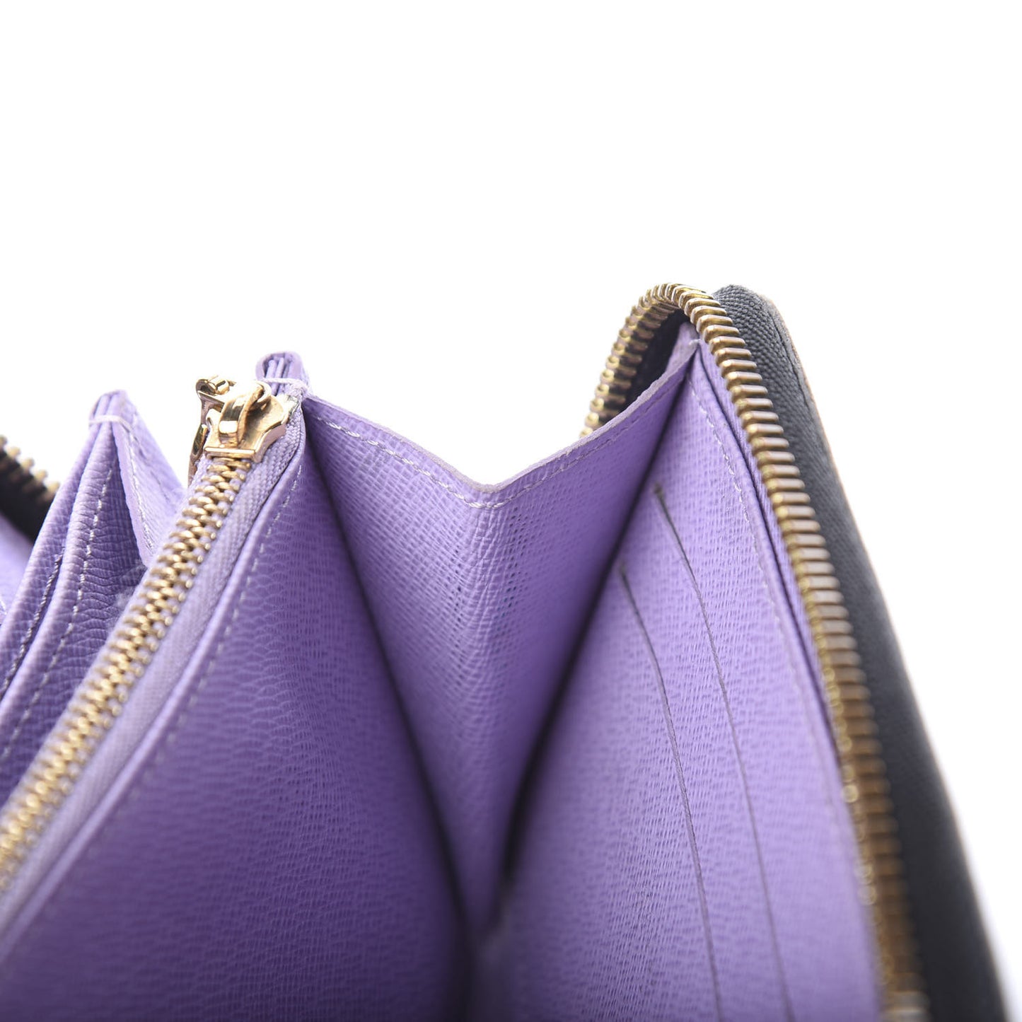 Monogram Multicolor Zippy Wallet Black Violet