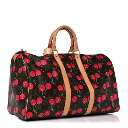 Louis Vuitton Monogram Cerises Keepall 45 3 of 28