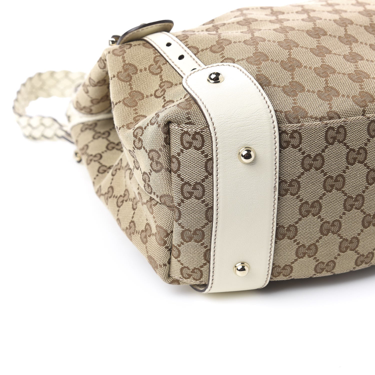 Gucci Monogram Medium Pelham Shoulder Bag Off White 8 of 9