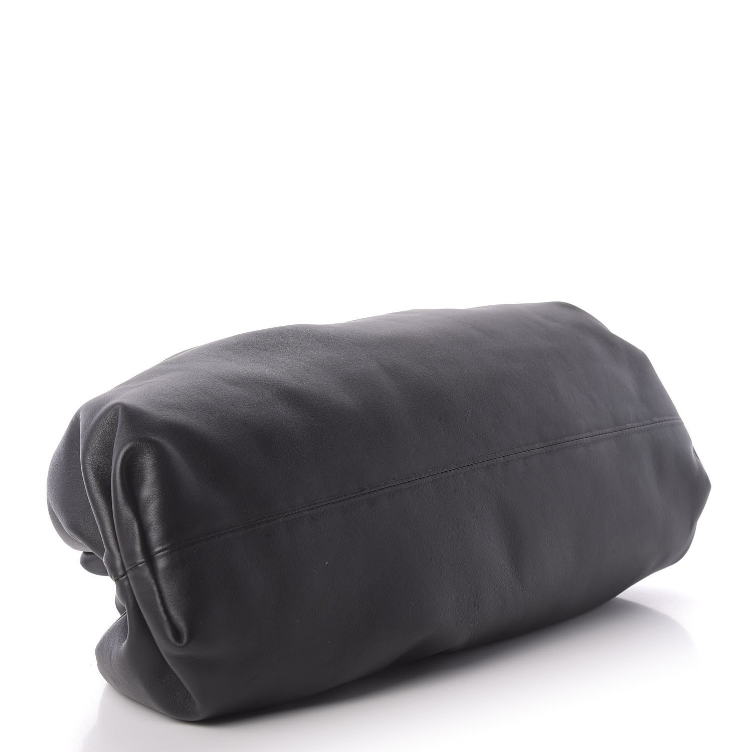 Bottega Veneta Smooth Butter Calf The Pouch Oversized Clutch Black 4 of 10