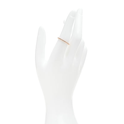 Van Cleef & Arpels 18K Rose Gold Small Perlee Ring 55 7.25 2 of 5