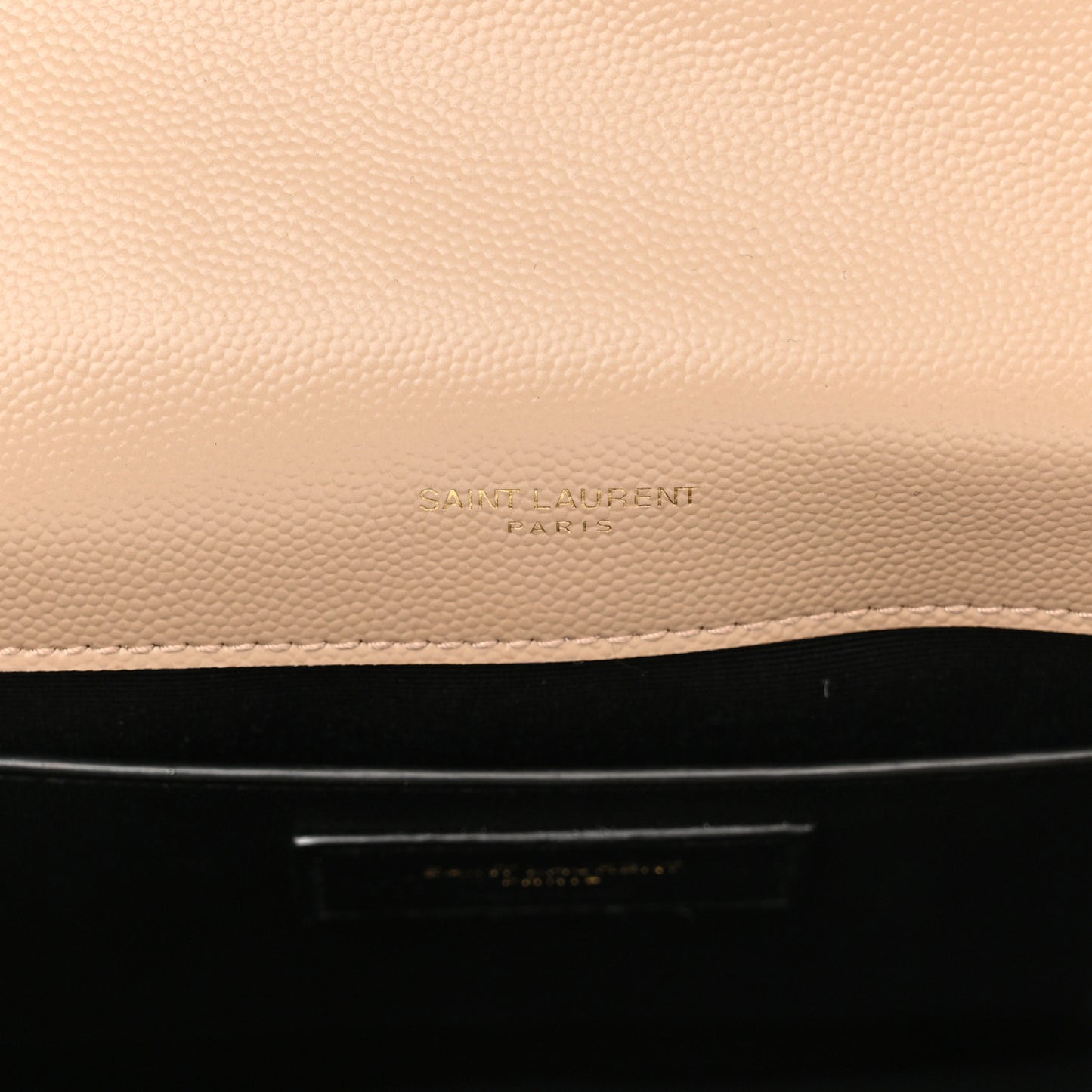 Grain De Poudre Textured Mixed Matelasse Medium Triquilt Monogram Satchel Dark Beige