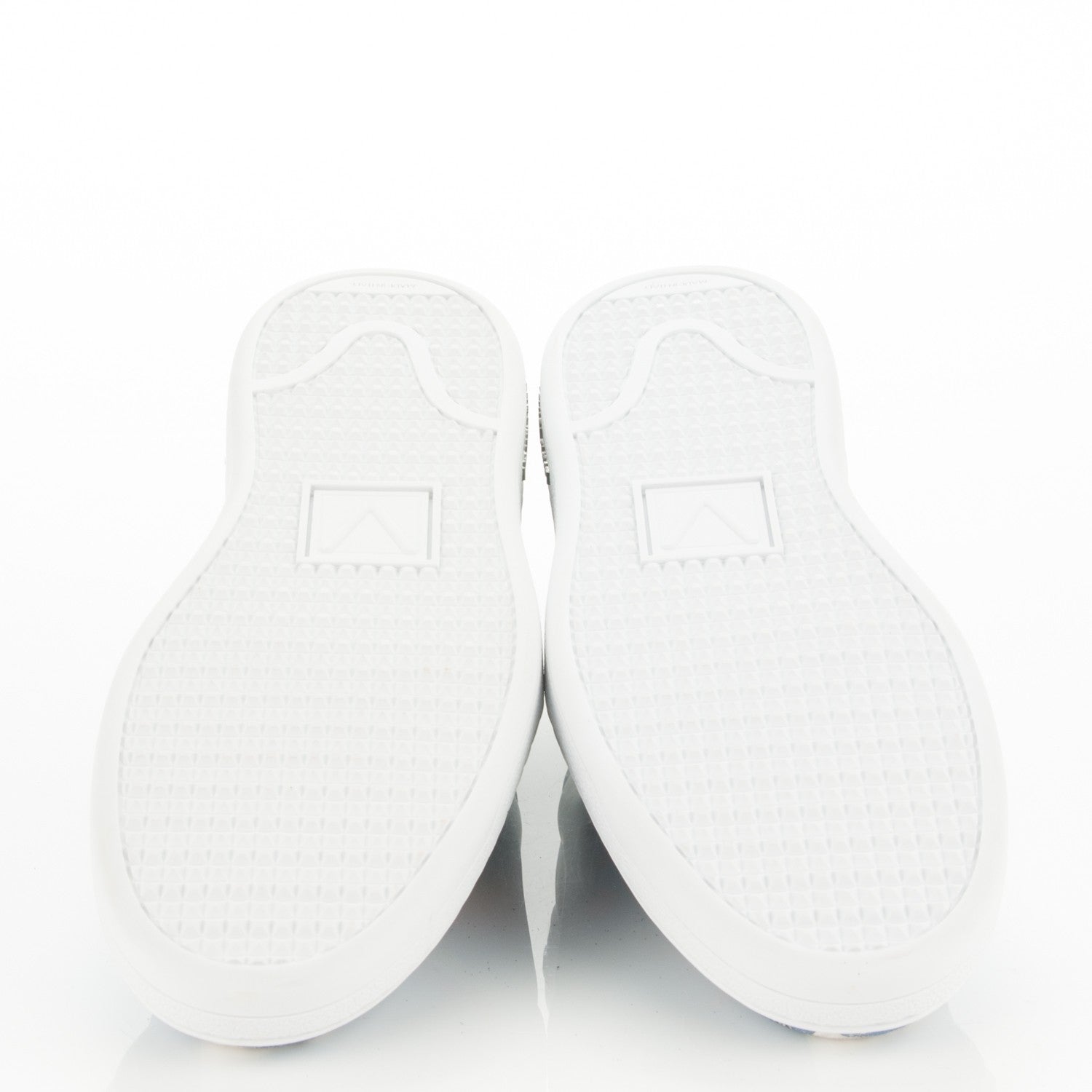 Louis Vuitton Calfskin Canvas Frontrow Slip On Sneakers 7 Indigo 5 of 7