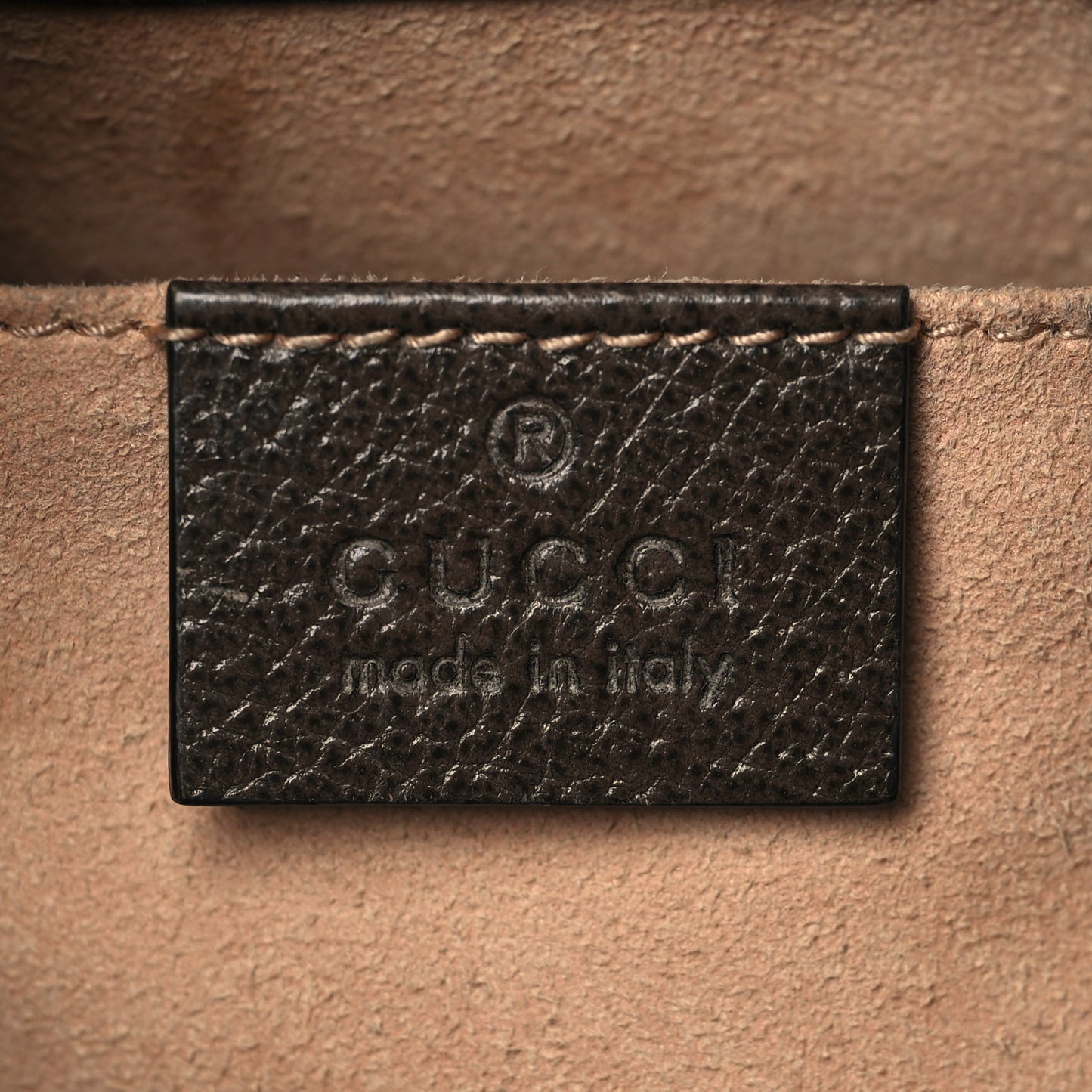 GG Supreme Monogram Web Small Ophidia Bucket Bag Brown