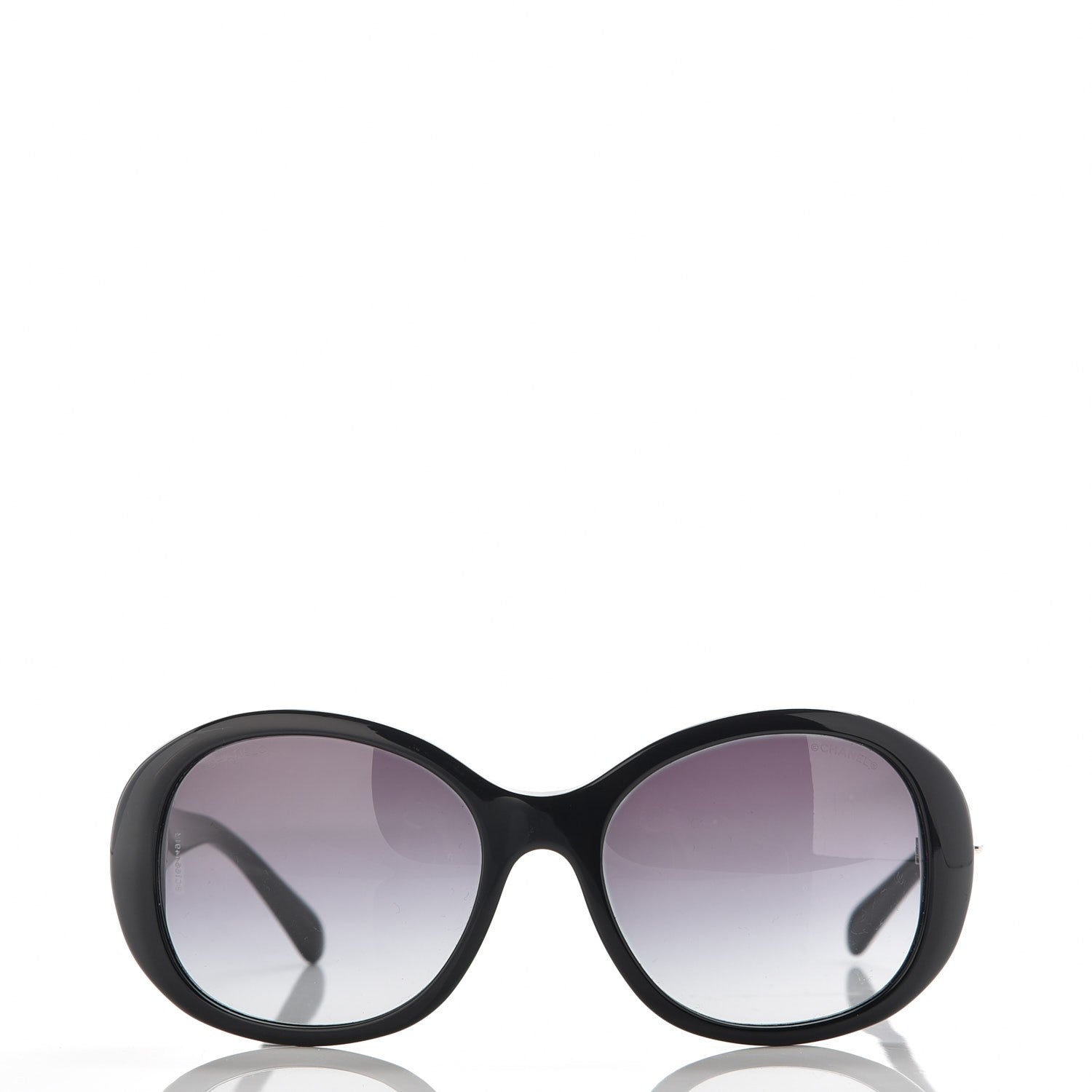 Chanel Acetate CC Turnlock Sunglasses 5235-Q Black Beige 2 of 7