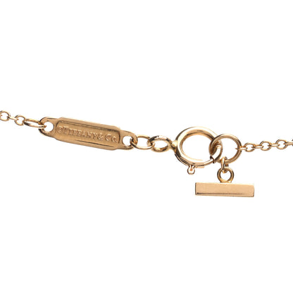 Tiffany 18K Yellow Gold Large T Smile Pendant Necklace 4 of 4