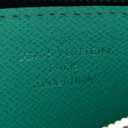Louis Vuitton Taigarama Coin Card Holder Miami Green 6 of 8
