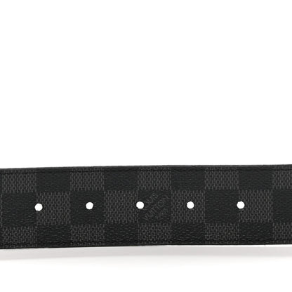 Louis Vuitton Damier Graphite Calfskin 40mm LV Initiales Reversible Belt 105 42 3 of 5