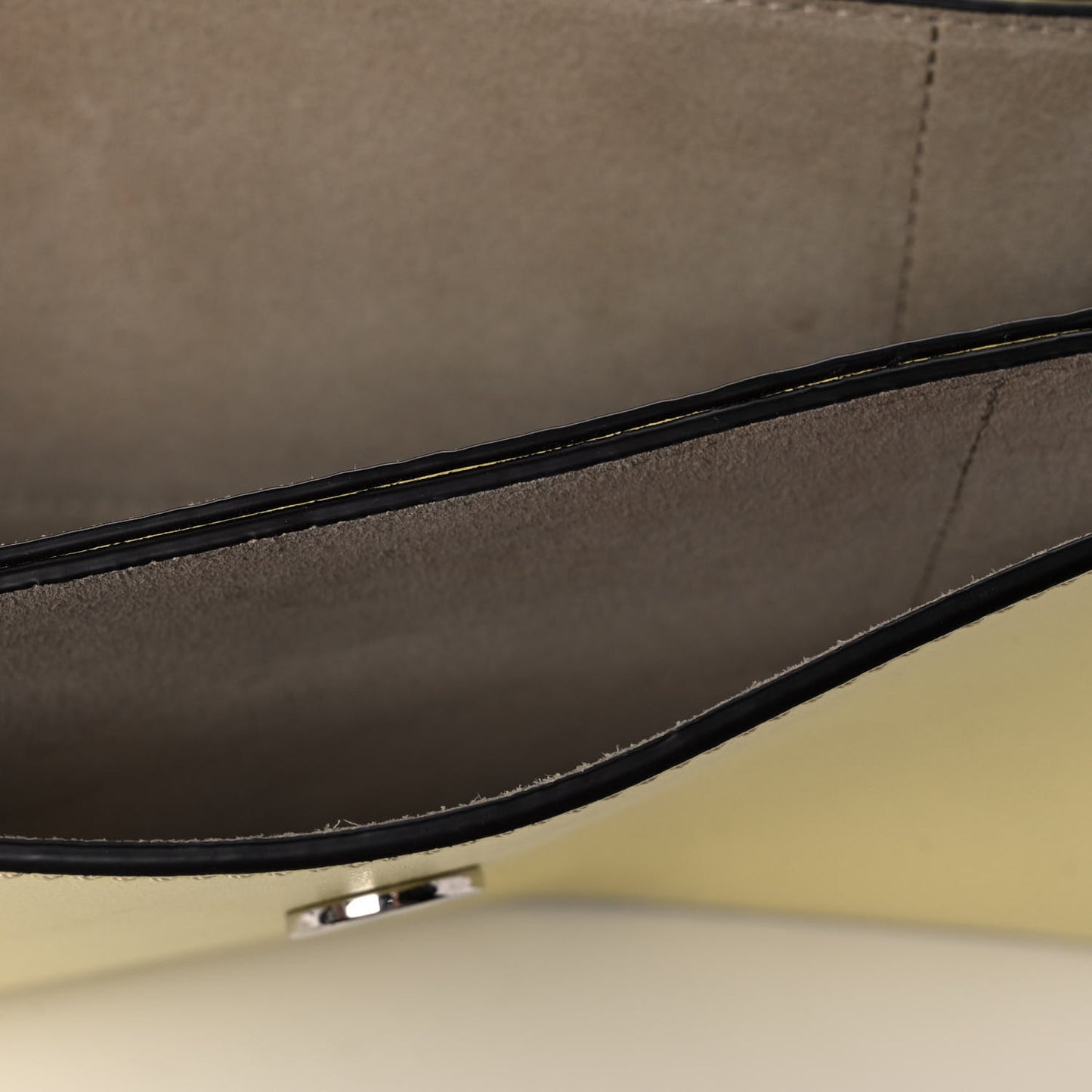 Suede Calfskin Small Faye Shoulder Bag Lemonade